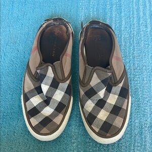 Burberry Checkered Slip-On Shoes